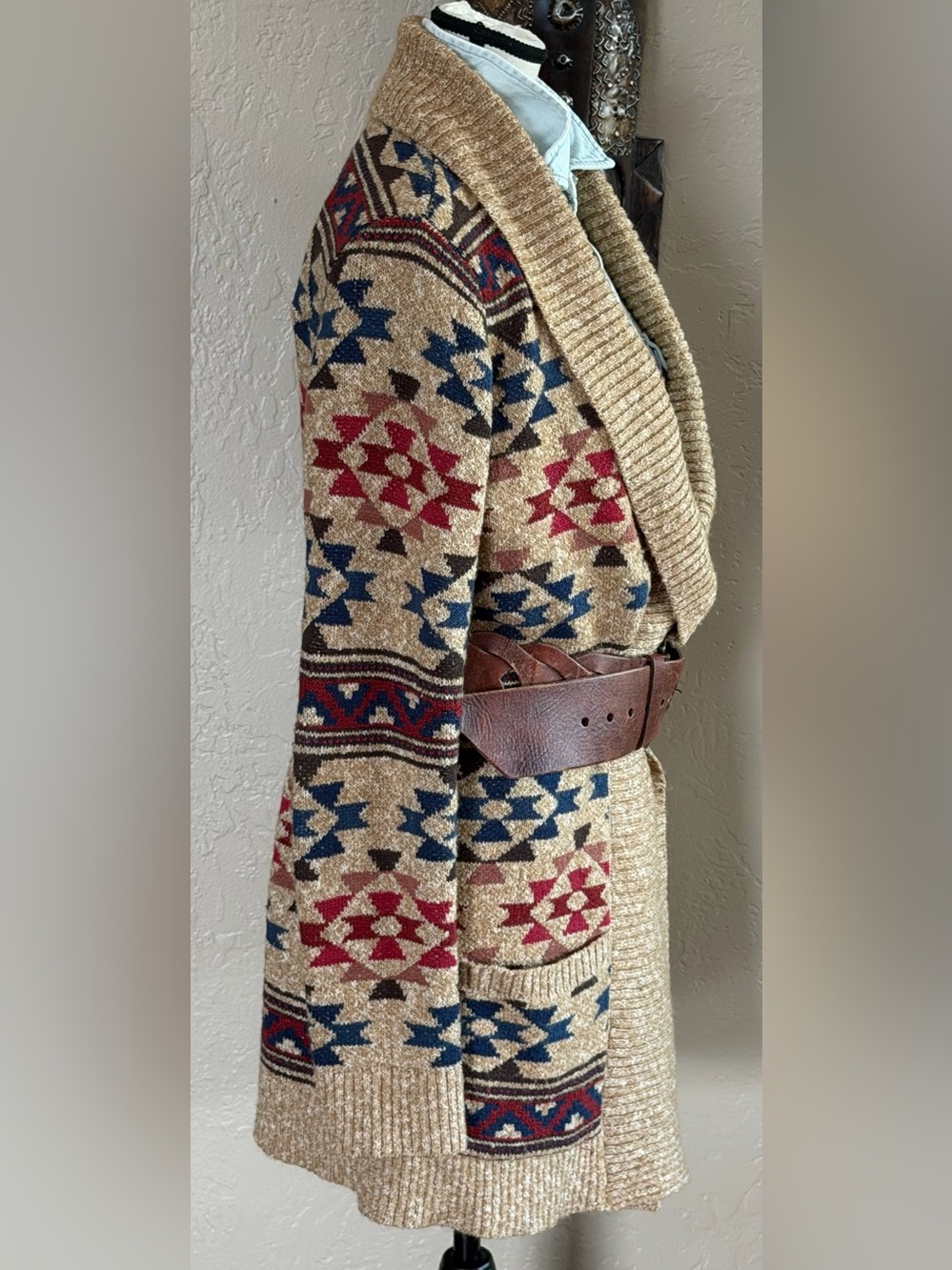 Lucky Brand Aztec Cardigan - Picture 4 of 6